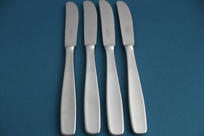 WMF LINE Modern Hollow Knives (Set of 4) Frasers Triangle Germany 8 3/8''