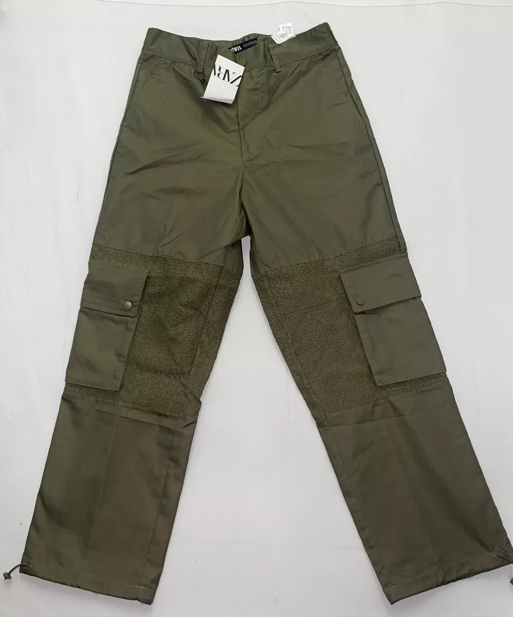 ZARA RELAXED FIT MENS CARGO PANTS size 30