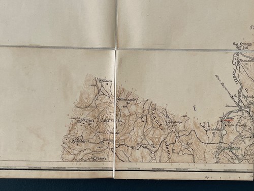 World War I WWI Great War Map of Tsaribrod Area Bulgaria 1910"s FREE POSTAGE - Picture 6 of 8