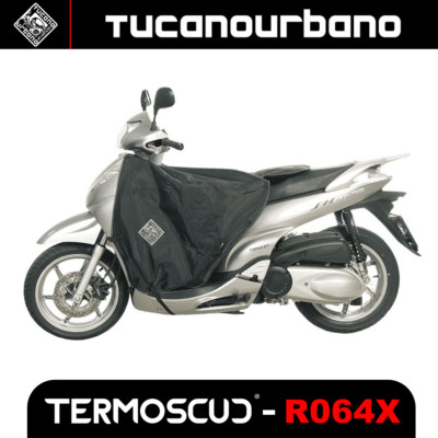 Termoscud Tucano Urbano Nero - Coprigambe Per Scooter, Poliestere, Made In Italy - Foto 10