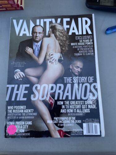 Vanity Fair Magazine April 2007 - George Bernard Shaw, The Sopranos - Picture 1 of 24
