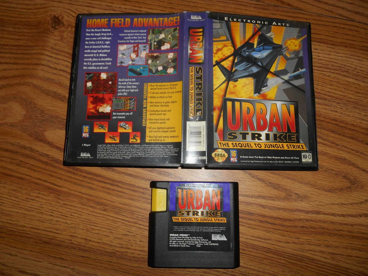 Urban strike sur mega drive - Jeux vidéo