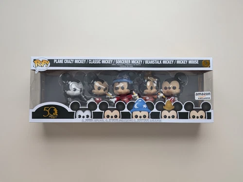 Funko Pop! Disney Archives Mickey Mouse 5 Pack (51118) Exclusive Vaulted New **