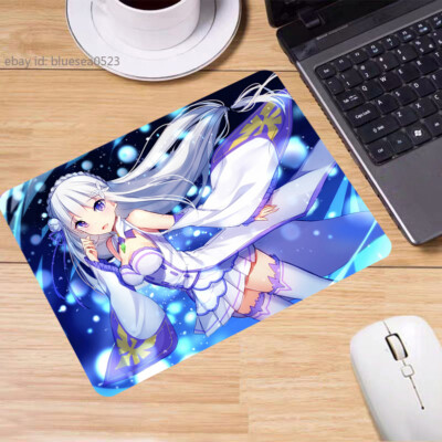 Anime Girl Mouse Pad Re Zero Emilia Keyboard Mice Mat Desk Game Laptop Playmat