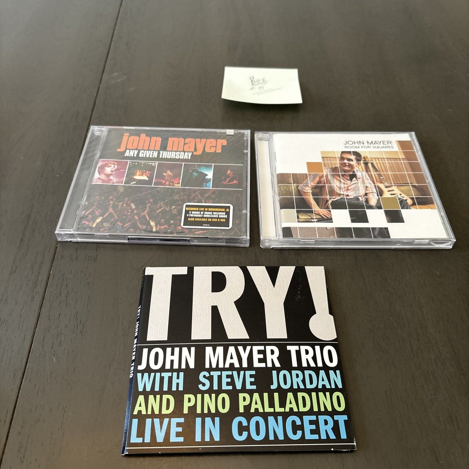 Lot Of 3~John Mayer CDs. Any Given Thursday/Room For Squares/Trio. 1 New-2 LN🔥