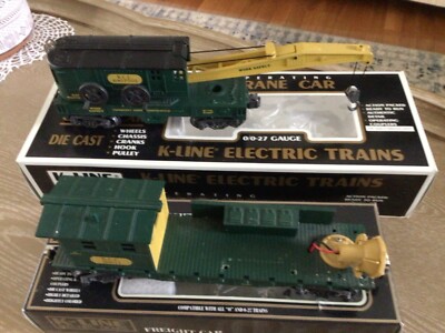 K-Line Kennecott Copper Mine set,new never run,Mp15 engine,crane car,tender, ..