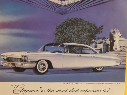 Advertisement 1960 Cadillac 4-Door White - 第 2/3 張圖片