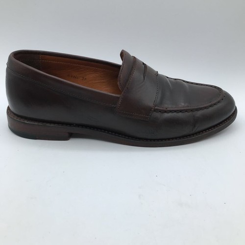 J. Crew Mens Ludlow Loafer Dress Shoes Brown Leather Penny Slip On