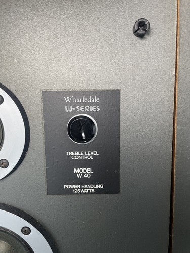 Altavoz de 3 vías vintage Wharfedale serie W-40, 125 vatios hecho en Inglaterra - Imagen 12 de 24