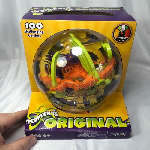 (2) PERPLEXUS EPIC & ORIGINAL Maze Game 225 Challenges PUZZLE BALL Globe SPHERE - Picture 2 of 5