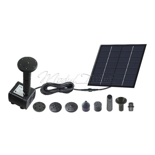 Solar Water Panel Power Fountain Pump Kit Pool Garden Pond Watering Submersible - Bild 11 von 11