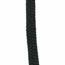 Sea Dog 302110006BK-1 Double Braided Fender Line, 3/8"/ Black