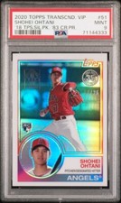 X2!!!! Topps Transcendent 51 Silver Pack 1983 Chrome 2018 RC /26 SSP PSA 9