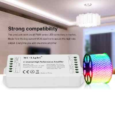 Mi-Light PA4 LED RGBW Strip Verstärker 4 Kanal 5 polig Performance Amplifier