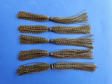 5 silicone Skirt Pumpkin Fish Scale  5-A263 Lure Spinnerbait Buz Bass Tackle Jig