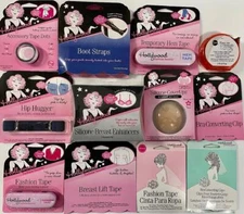 HOLLYWOOD FASHION SECRETS Tape, Dots, Bra Clips, Breast Lift Tape ~ YOU CHOOSE!