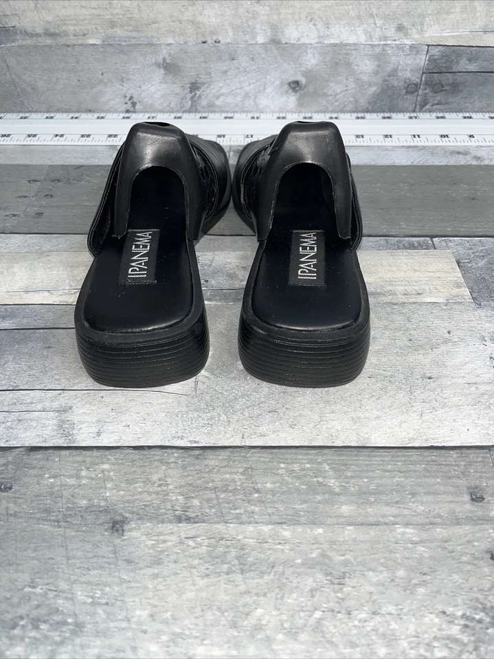 Sandalias ipanema Cuero 8 Negro Y2K Foto 3 de 4