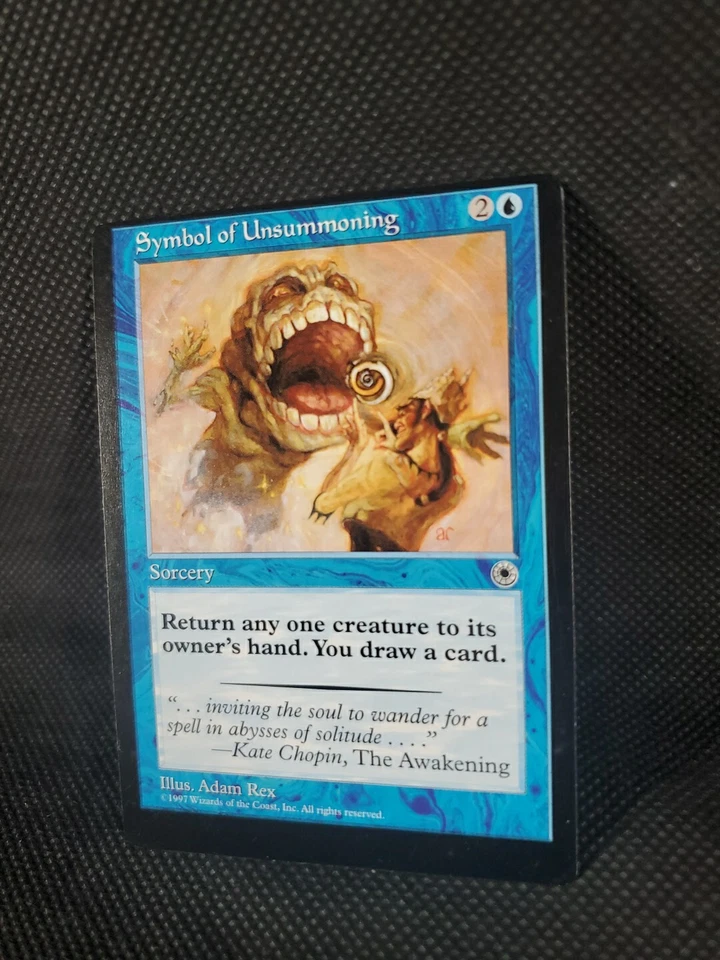 Symbol of Unsummoning Portal NM ERROR Misprint Magic The Gathering MTG ** - Image 2 of 4