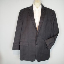 Brooks Brothers 1818 Madison Estrato Wool charcoal Blazer Jacket Sport Coat 45