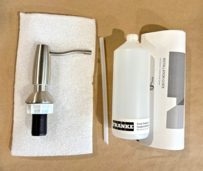 Franke SD2480 Built-in-Counter Soap/Lotion Dispenser in SATIN NICKEL, New!