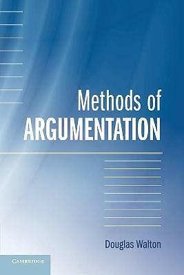 Methods of Argumentation Walton Paperback Cambridge University Press