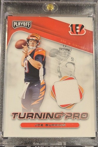 Carte Panini Joe Burrow 2020 – Patch Recrue Bengals – Playoff Rookie