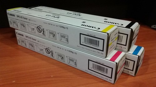 4 Canon NPG-65 Genuine - FULL Toner Set (BCMY) - for iR Advance C250 / C350 - Picture 4 of 7