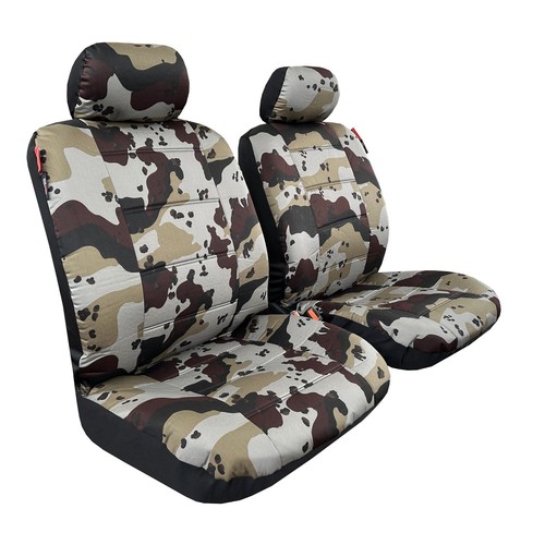 Cotton Canvas Seat Covers Urban Camouflage For Subaru XV Wagon G4X/G5X