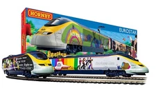 Hornby R1253T The Beatles Yellow Submarine Eurostar Train Set OO Scale
