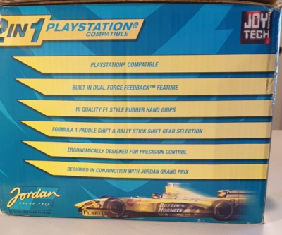 JORDAN GRAND PRIX RACING WHEEL Formula One F1 Team Vintage for PS1