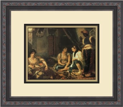 Eugene Delacroix The Women of Algiers Custom Framed Print