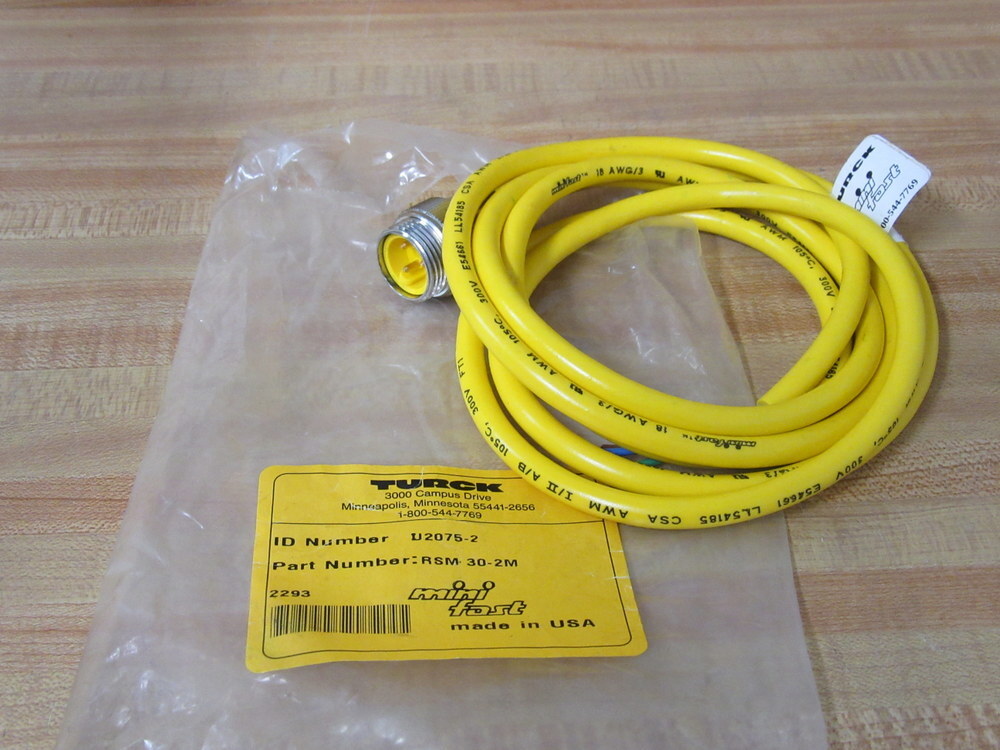 Turck RSM 30-2M - U2075-2 - CORD,⅞IN.MINIFAST - CAPP