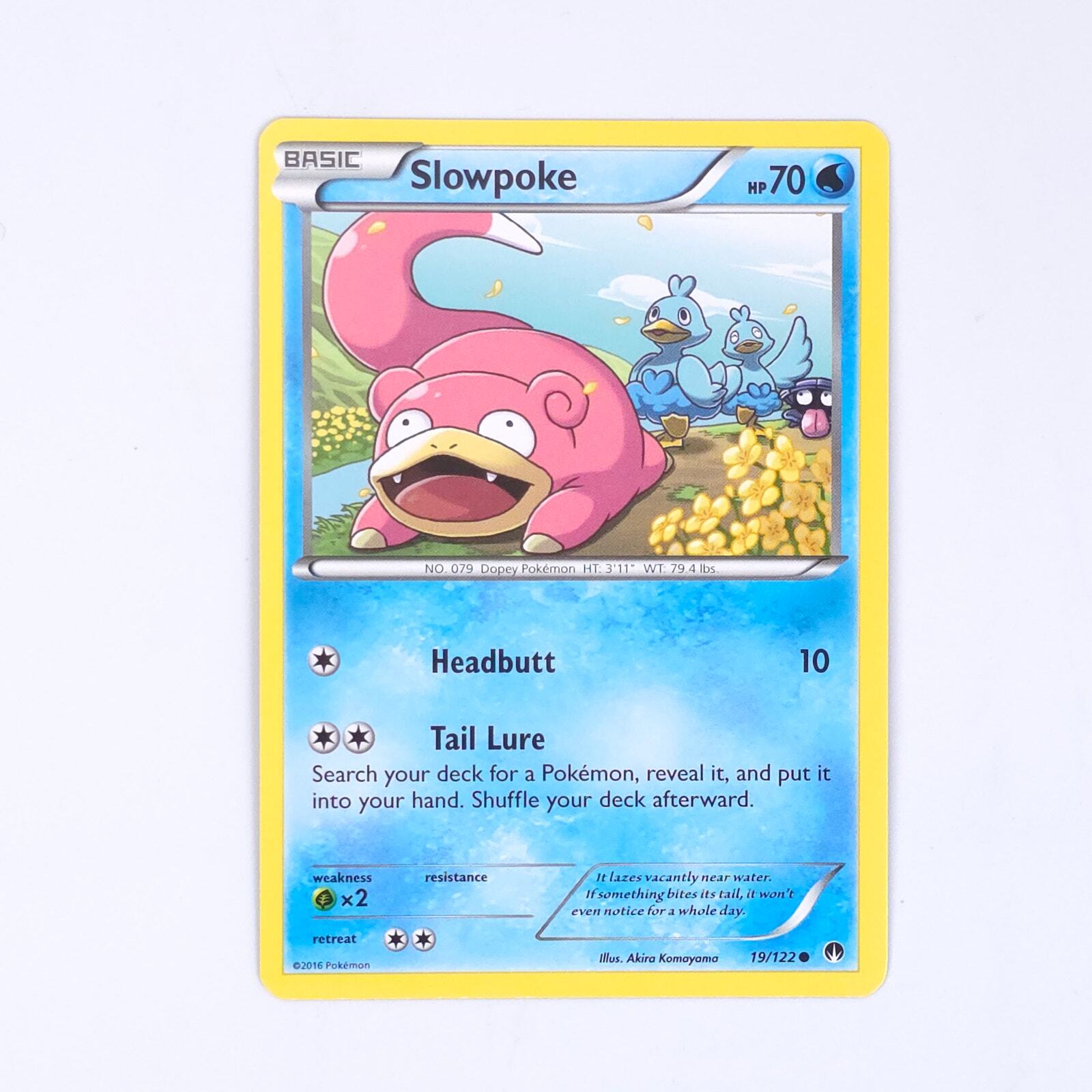 Slowpoke 19/122 Pokemon XY - BREAKpoint Common NM