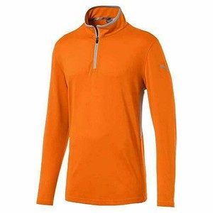 puma yellow quarter zip