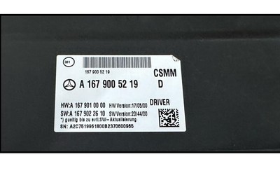 20-22 MERCEDES-BENZ GLS X167 FRONT LEFT SEAT CONTROL UNIT MODULE  