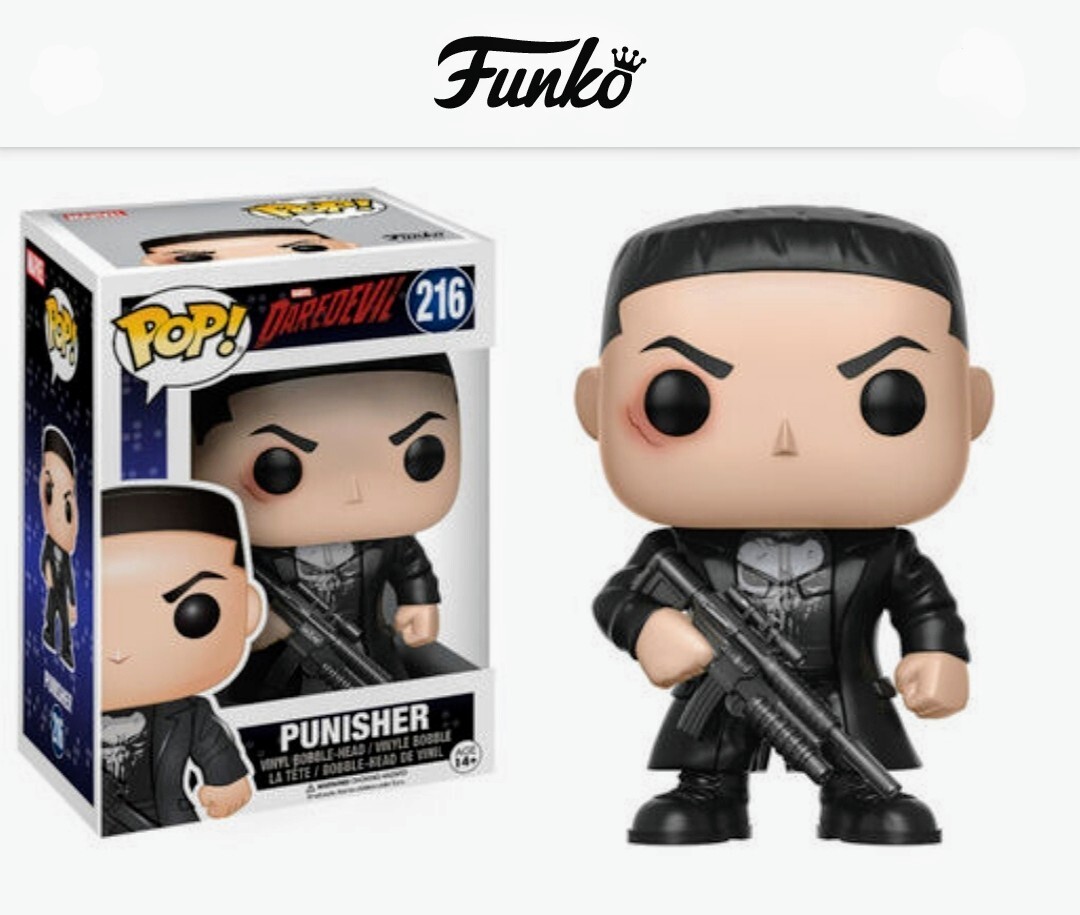 NEW MINT FUNKO POP! MARVEL DAREDEVIL: PUNISHER #216 + NEW ECOTEK