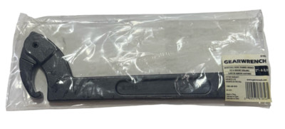 GearWrench 2'' to 4-3/4'' Adjustable Hook Spanner Wrench Black Oxide