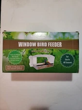 Window Bird Feeder Weatherproof Clear Bird House with Strong Suction Cups