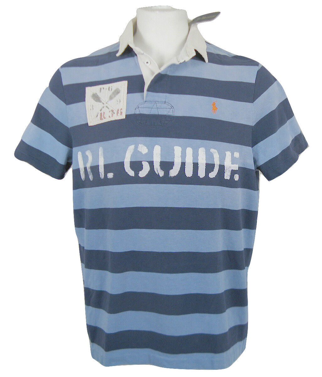 NEW Vintage $145 Polo Ralph Lauren Rugby Shirt! 3 Striped NEW Vintage $145 Polo Ralph Lauren Rugby Shirt! 3 Striped