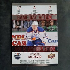2017-18 Upper Deck Tim Hortons Game Day Action #GDA7 Connor McDavid 
