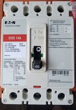 Eaton Industrial Circuit Breaker EHD 14k 100amps 3P