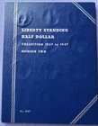1937 - 1947 Liberty Walking Half Dollar Collection Book 30 Coins - FULL SET