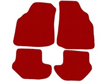 Rot Fußmatten, Autoteppiche für Ford Puma 3t H/B, coupe 1997-2002, 14xRand