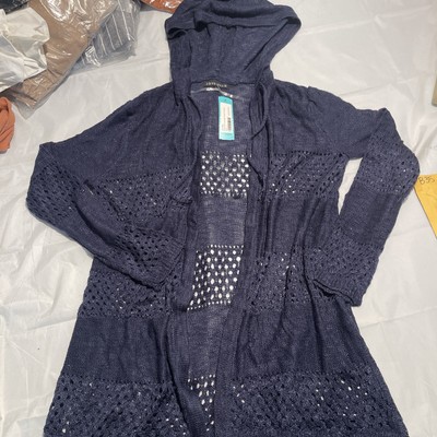 amari airy pointelle detail cardigan