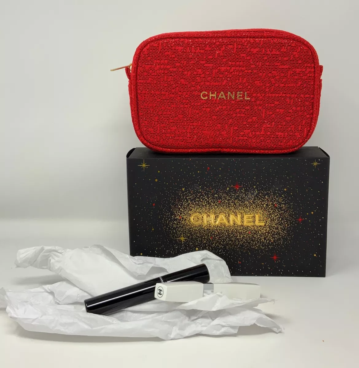 CHANEL 2021 HOLIDAY GIFT SET EYES ON MASCARA MAKEUP SET LIMITED EDITION