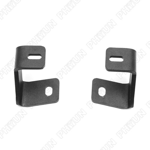 2 Pcs Black LIGHT POD Hood Ditch Mounting Bracket For Ford F150 2017-2021 - Picture 6 of 6