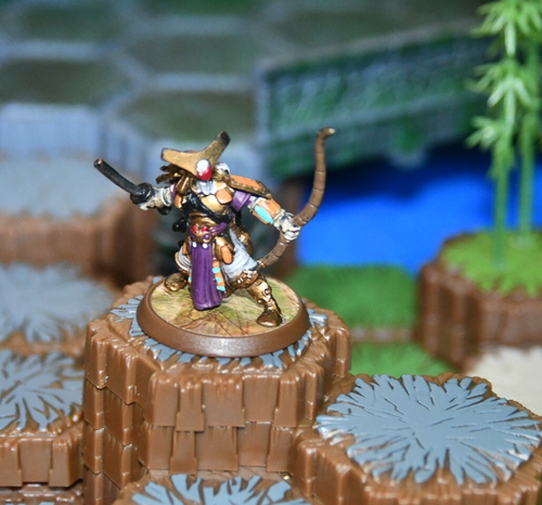 Heroscape : Kaemon Awa Dawn of Darkness (1 Figure & 1 Battle Card)