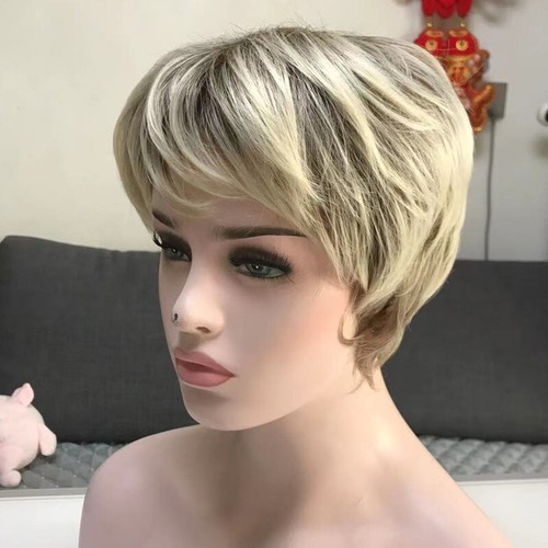 Women Wig Short Straight Hair Wig Ladies Full Wigs Cosplay Daily Wig - Picture 9 of 26