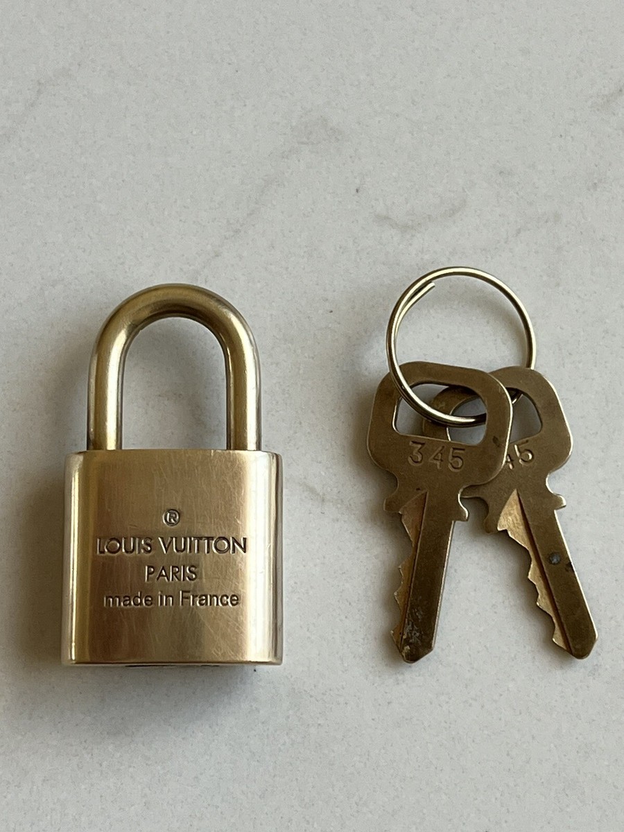 【★完売必至★】Louis Vuitton ☆ エシャルプ LOCK A.KEYS Authentic Louis Vuitton Gold Lock & Key #345 | eBay