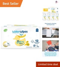 Bathing Wipes: 99.9 Water Based, Unscented  Hypoallergenic - 192 Count Packs